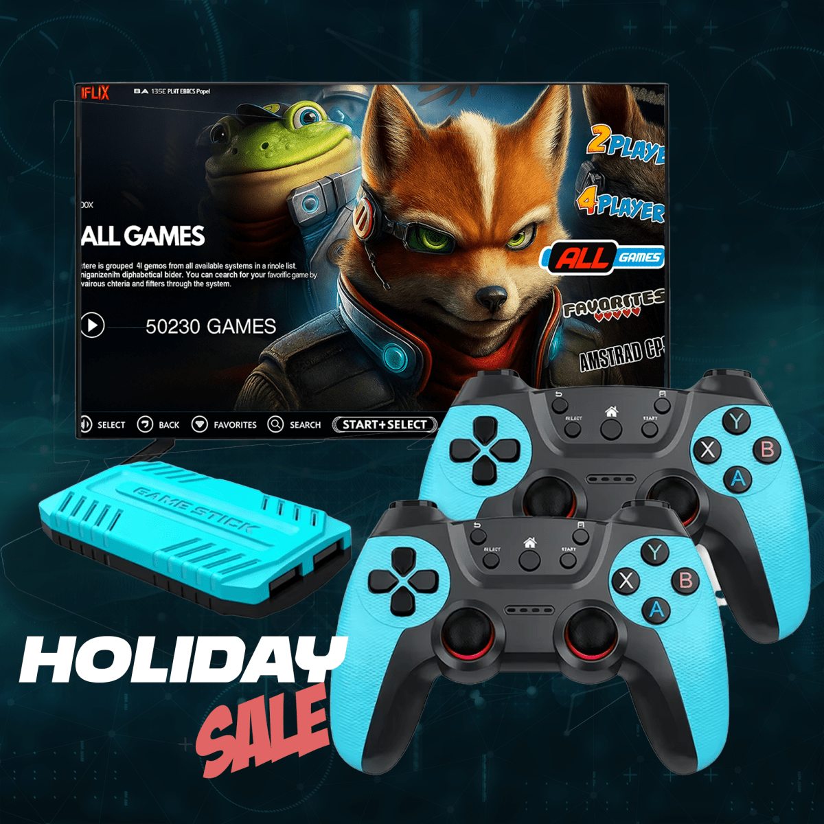 RetroVault Pro™ - SpectraJoy - Gaming - My Store - SpectraJoy - SU00051364-U36 Blue 128GB Charging - RetroVault Pro™