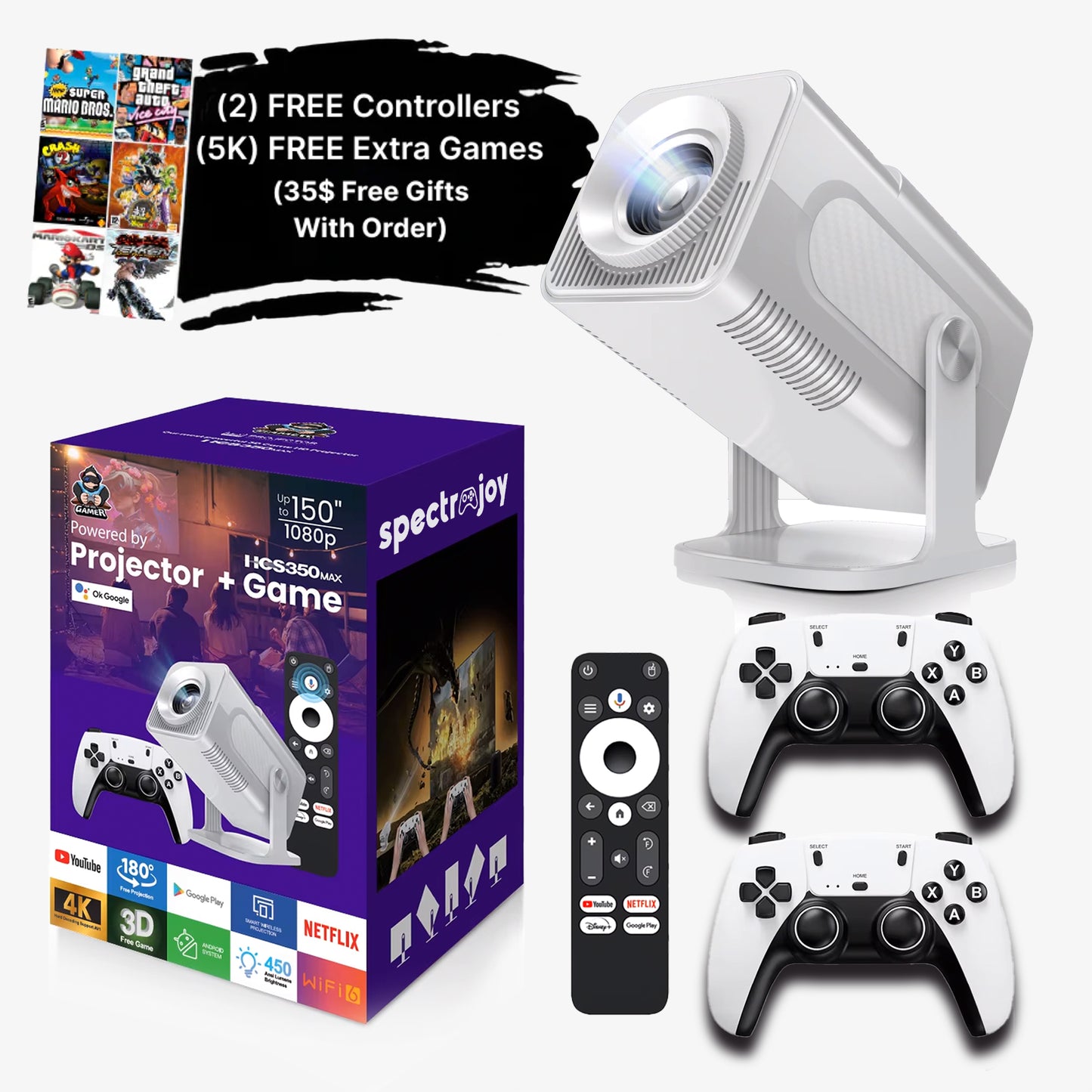 SpectraJoy™ Game Projector